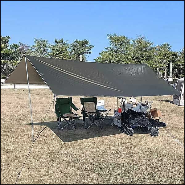 Durable Olive Green Camping Shelter Tarp