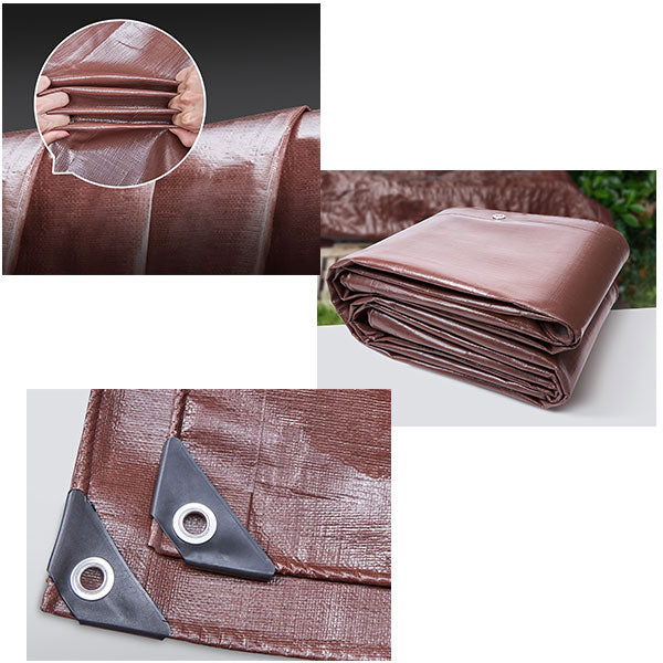 Heavy Duty Brown Waterproof Tarp