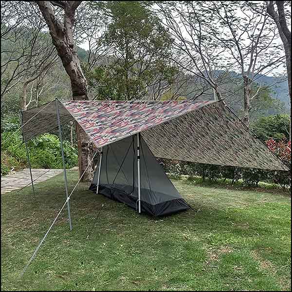Multi-Purpose Green Camouflage Camping Tarp