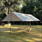 Beige Ultralight Camping Tarp for Backpacking