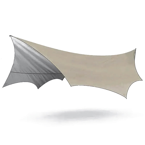 Sand-colored military tarpaulin