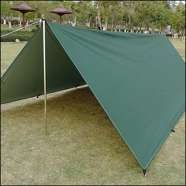 Waterproof Dark Green Camping Tarp Shelter