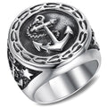 Naval Anchor Military Ring