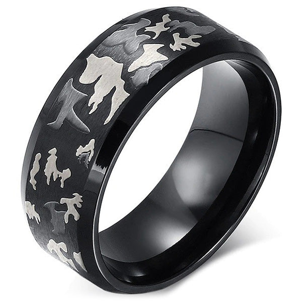 Camouflage Military Ring