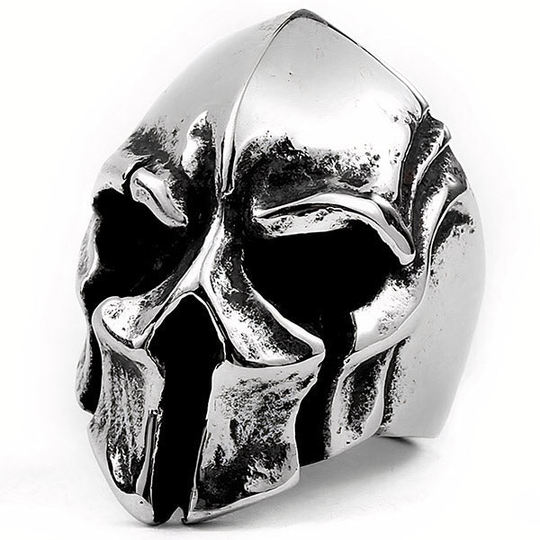 Military Ring Spartan Helmet