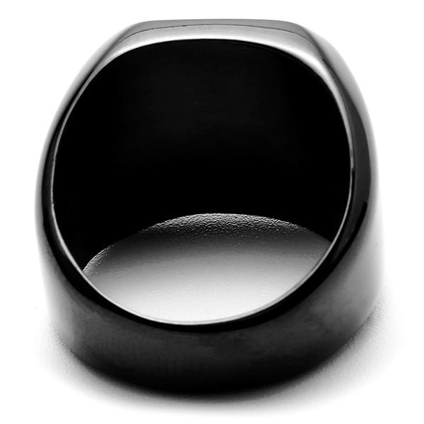 Men's Black Marine Corps Signet Ring