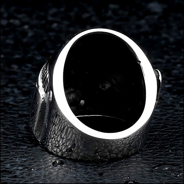 Oxidized Silver Mandalorian Helmet Charm