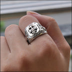 Men's USN Eagle Military Signet Ring