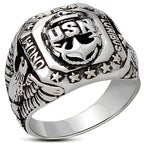 US Navy Military Ring (Silver)