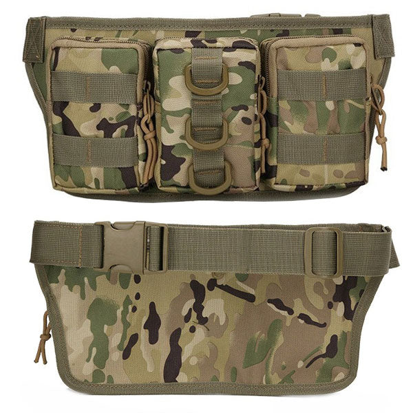 Tactical Camouflage Waist Bag with Pouches