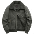 Aviator Jacket with Sheepskin Collar