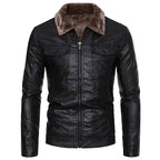 Men's Leather Aviator Jacket