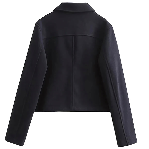 Women's Blue Aviator Jacket