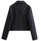 Women's Blue Aviator Jacket