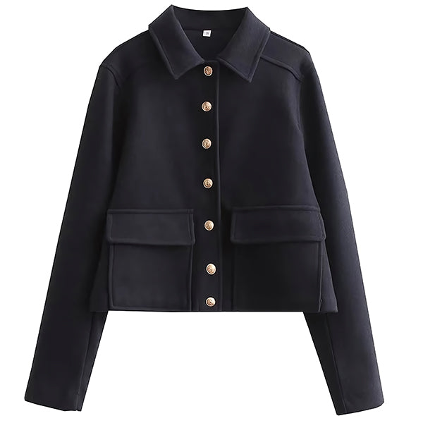 Women's Blue Aviator Jacket