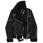 Women's Black Aviator Jacket