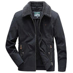 Men's Fur-Lined Aviator Jacket