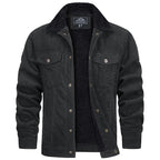 Men's Aviator Jacket with Sheepskin Collar