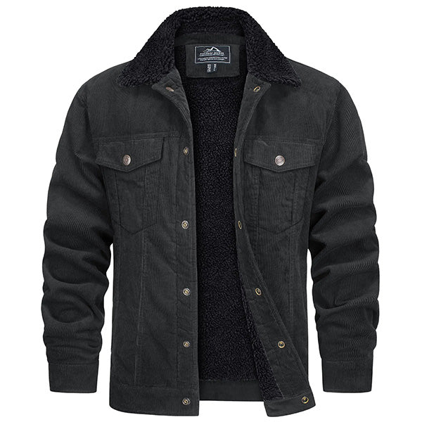 Men's Aviator Jacket with Sheepskin Collar
