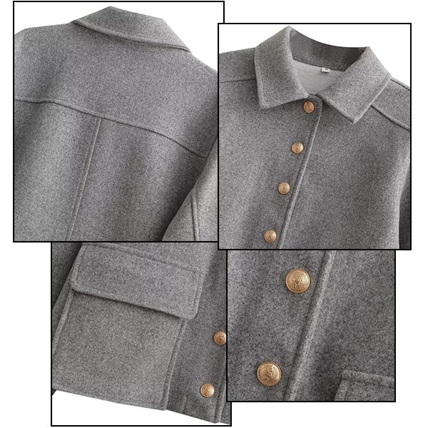 Women's Wool Aviator Jacket