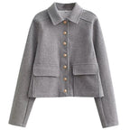 Women's Wool Aviator Jacket