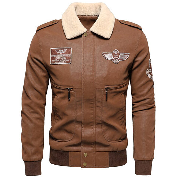 Brown Aviator Jacket