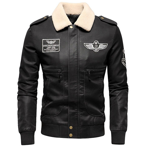Black Aviator Jacket