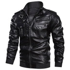 Men's Black Aviator Jacket