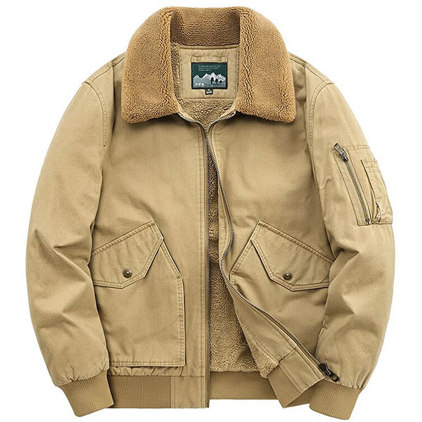 Men's Fabric Aviator Jacket