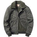 Green Aviator Jacket