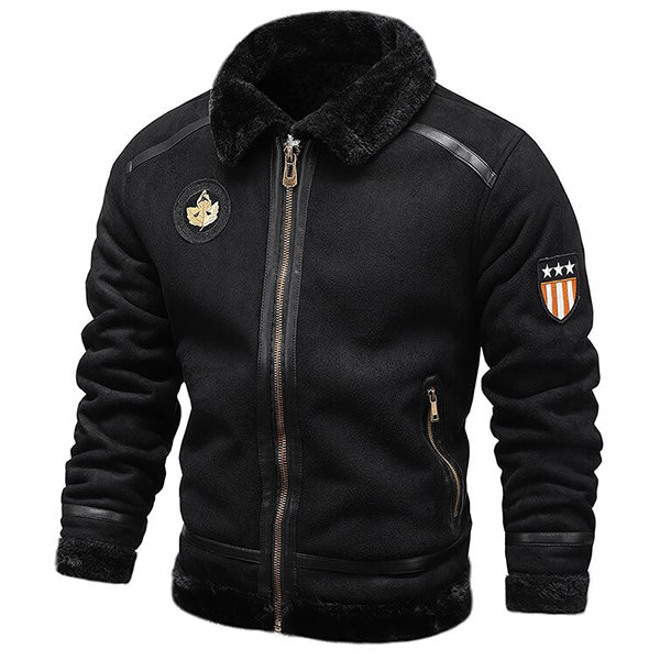 Leather Bomber Jacket