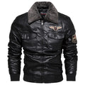 Men's Vintage Leather Aviator Jacket