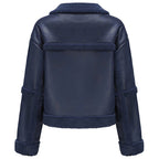 Women's Leather Aviator Jacket