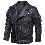 Men's Motorcycle Aviator Jacket