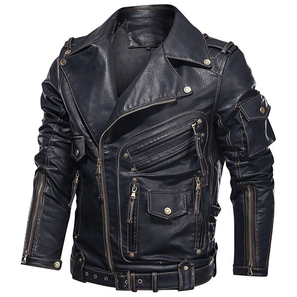 Men's Motorcycle Aviator Jacket