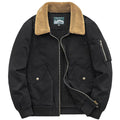 Men's Black Aviator Jacket