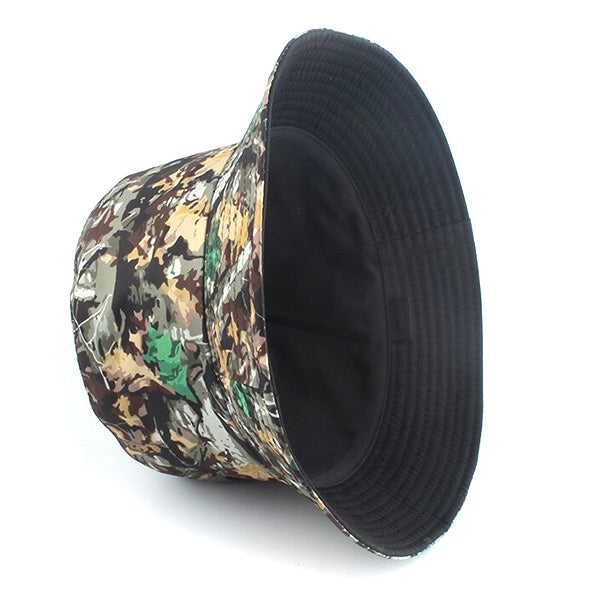 Unisex Leafy Camouflage Bucket Hat