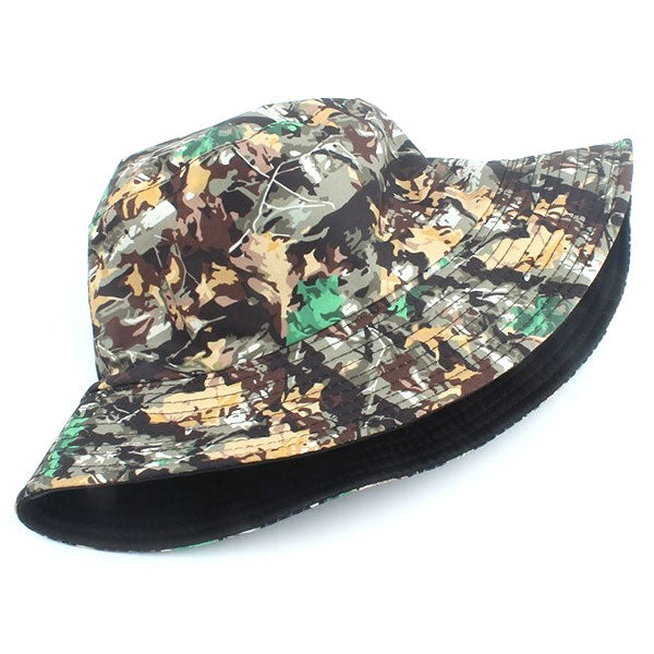 Unisex Leafy Camouflage Bucket Hat