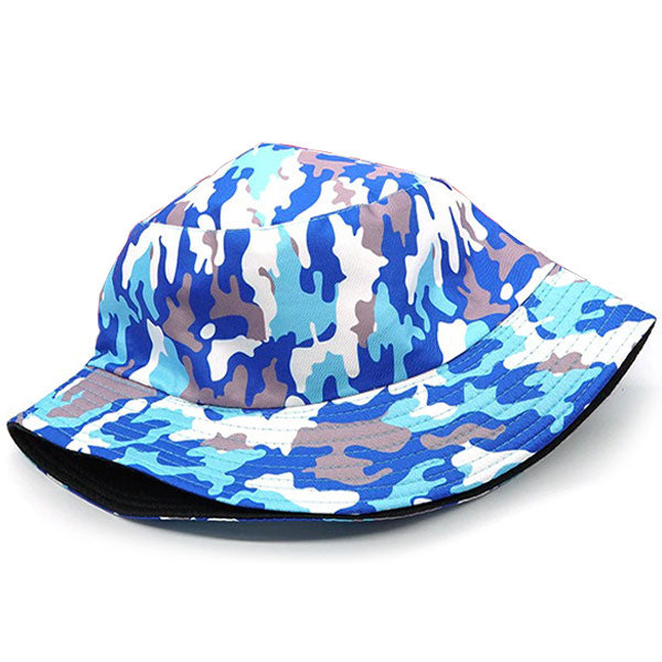 Unisex Blue Camouflage Bucket Hat