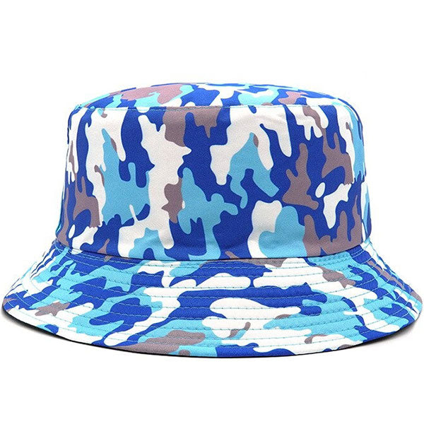 Blue Camouflage Bucket Hat
