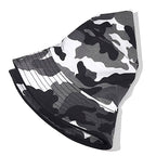 Grey Scale Camouflage Unisex Bucket Hat