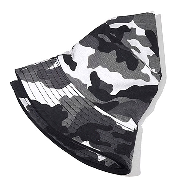 Grey Scale Camouflage Unisex Bucket Hat
