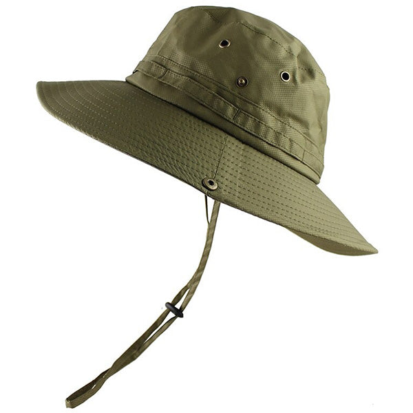 Green Military Bucket Hat
