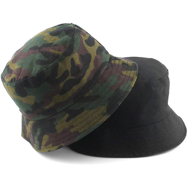 Unisex Cotton Camouflage Bucket Hat