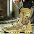 Men's Multi-tone Hex Camo Combat Boot