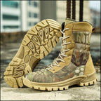 Men's Multi-tone Hex Camo Combat Boot