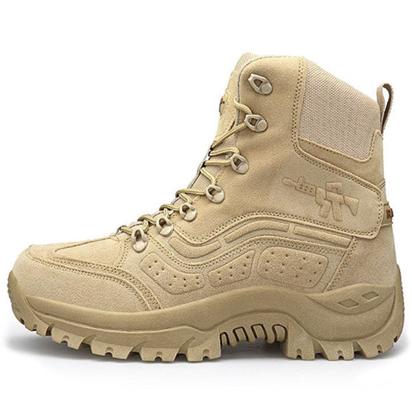 Men's Rugged Desert Tan Tactical Boots