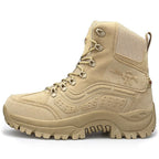 Men's Rugged Desert Tan Tactical Boots