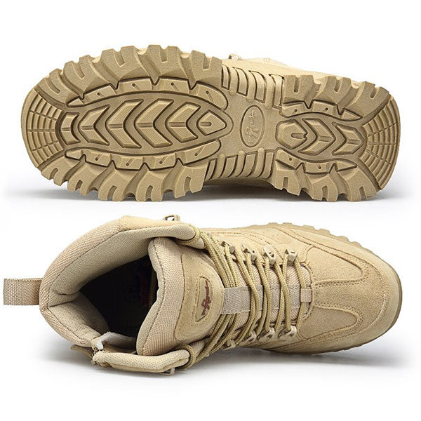 Men's Rugged Desert Tan Tactical Boots