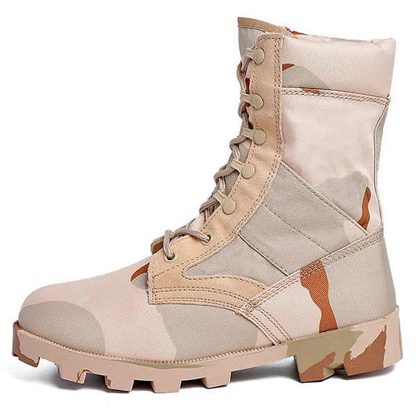 High-Top Desert Camouflage Tactical Boot
